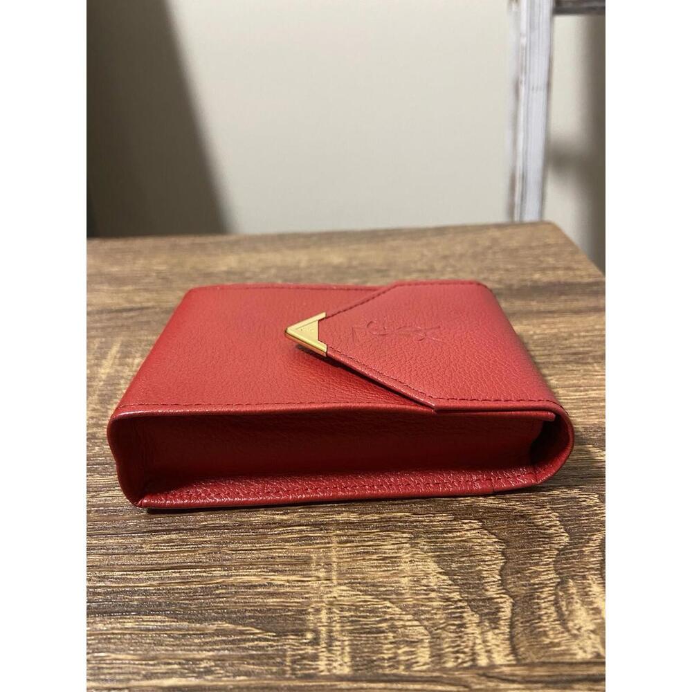 YSL Saint Laurent red gold cigarette case multi pouch, good